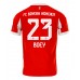 Bayern Munich Sacha Boey #23 Hjemmedrakt 2025-26 Kortermet